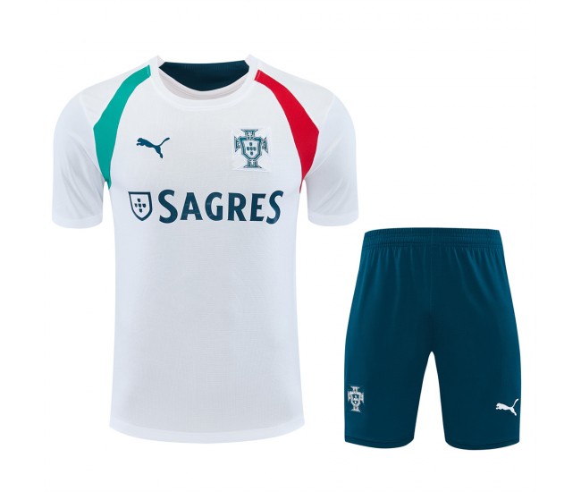 Portugal Adult White Pre Match Soccer Kit 2026