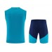 Spain Adult Blue Training Sleeveless Soccer Kit 2026