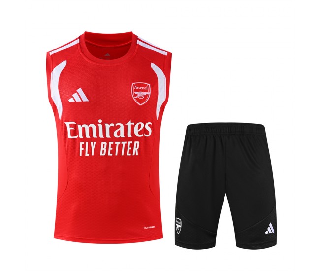 Arsenal Adult Red Sleeveless Training Soccer Kit 2026-27