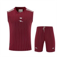 Arsenal Adult Red Terrace Icons Sleeveless Soccer Kit 2025-26