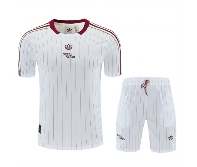 Arsenal Adult White Terrace Icons Soccer Kit 2025-26