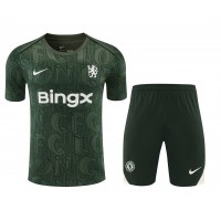 Chelsea Adult Pre Match Training Green Soccer Kit 2025-26