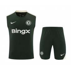 Chelsea Adult FC Strike Sleeveless Soccer Kit 2025-26 Chelsea Adult FC Strike Sleeveless Soccer Kit 2025-26