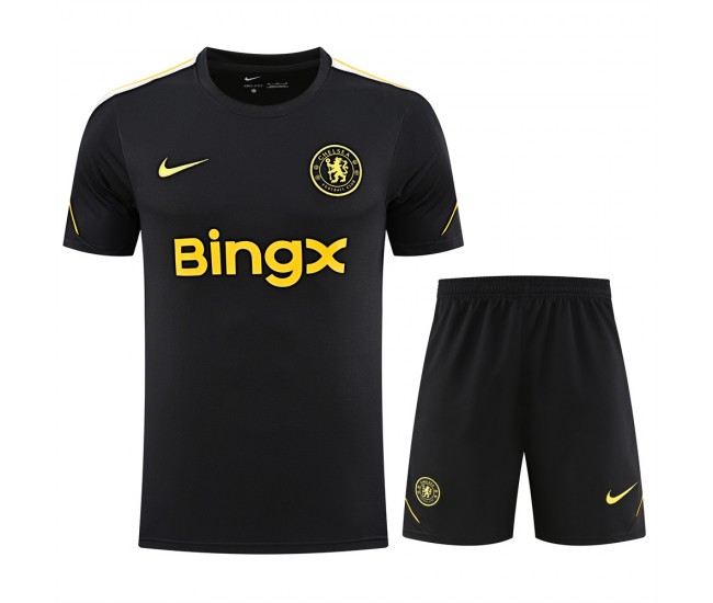 Chelsea Adult FC Black Traning Soccer Kit 2026-27