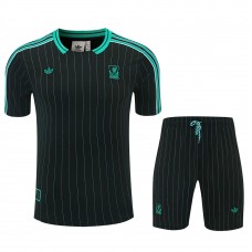 Liverpool FC Adult Terrace Icons Black Soccer Kit 2025-26