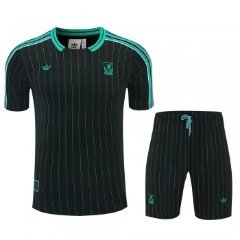 Liverpool FC Adult Terrace Icons Black Soccer Kit 2025-26