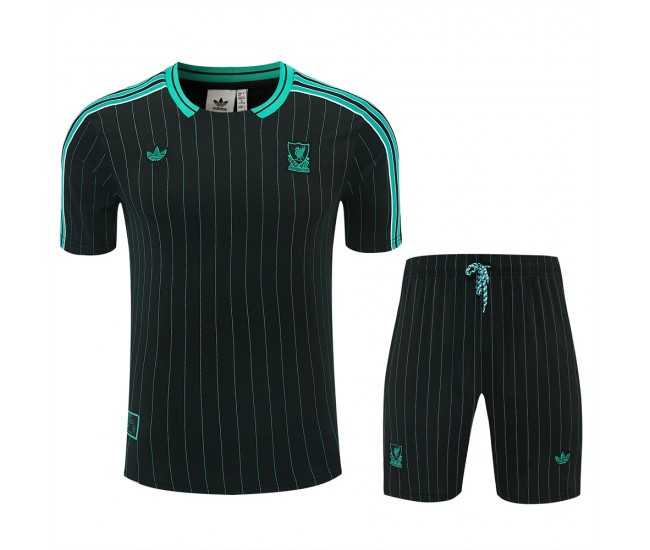 Liverpool FC Adult Terrace Icons Black Soccer Kit 2025-26