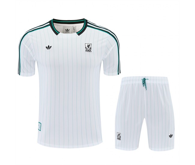 Liverpool FC Adult Terrace Icons White Soccer Kit 2025-26