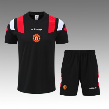 Manchester United Adult Black EQT Training Soccer Kit 2026-27
