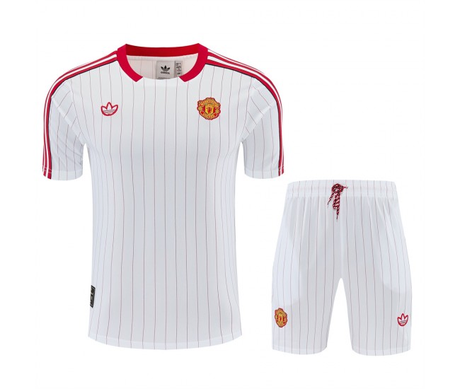 Manchester United Adult Terrace Icons White Training Kit 2025-26