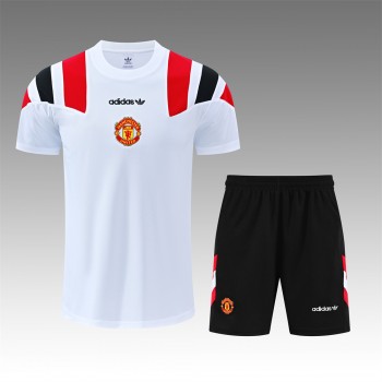 Manchester United Adult White EQT Training Soccer Kit 2026-27