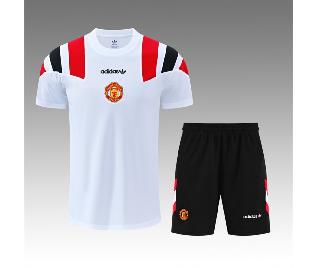 Manchester United Adult White EQT Training Soccer Kit 2026-27