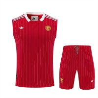 Manchester United Adult Terrace Icons Red Training Sleeveless Kit 2025-26