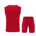Manchester United Adult Terrace Icons Red Training Sleeveless Kit 2025-26