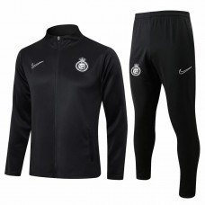Al Nassr FC Black Training Presentation Soccer Tracksuit 2024-25