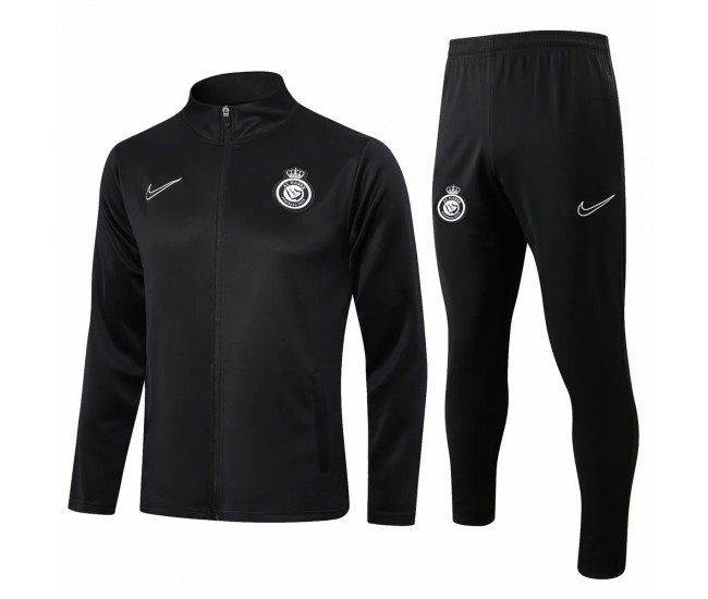 Al Nassr FC Black Training Presentation Soccer Tracksuit 2024-25