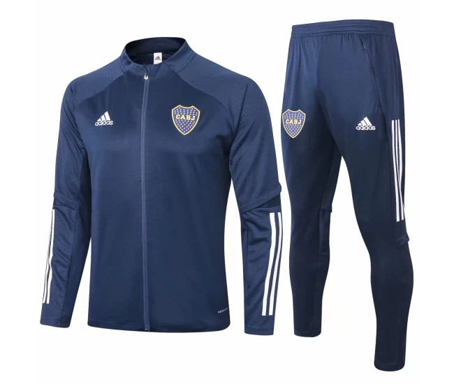 Adidas Boca Juniors Navy Presentation Soccer Tracksuit 2020