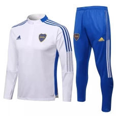 Boca Juniors White Training Soccer Tracksuit 2021-22