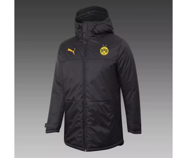 BVB Borussia Dortmund Training Winter Jacket Black 2020 2021