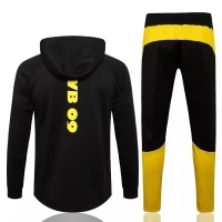 BVB Borussia Dortmund Black Hooded Presentation Soccer Tracksuit 2021-22