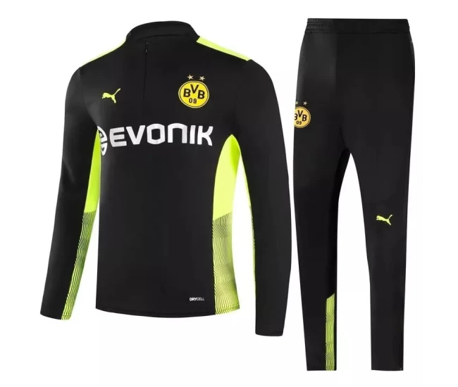 BVB Borussia Dortmund Black Training Technical Soccer Tracksuit 2021-22