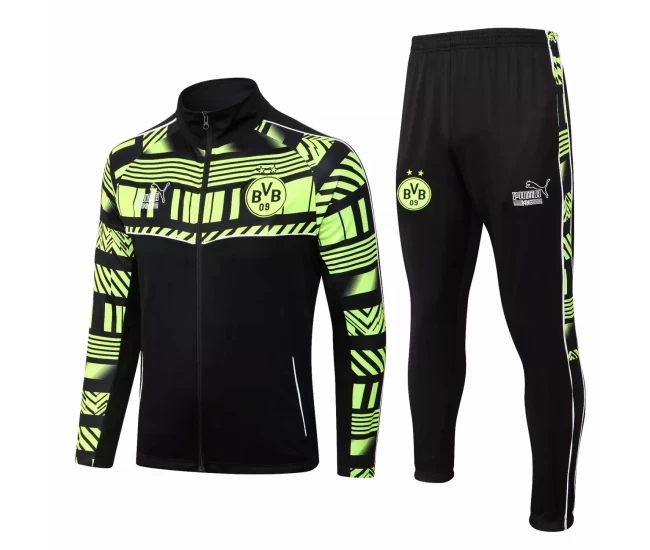 BVB Borussia Dortmund Green Training Presentation Soccer Tracksuit 2022-23