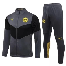 BVB Borussia Dortmund Grey Training Presentation Soccer Tracksuit 2021-22