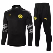 BVB Borussia Dortmund Training Technical Soccer Tracksuit 2020 Black