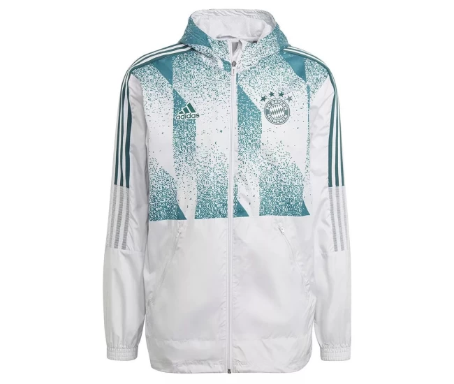 FC Bayern Lifestyle 3-Stripes Soccer Windbreaker 2021