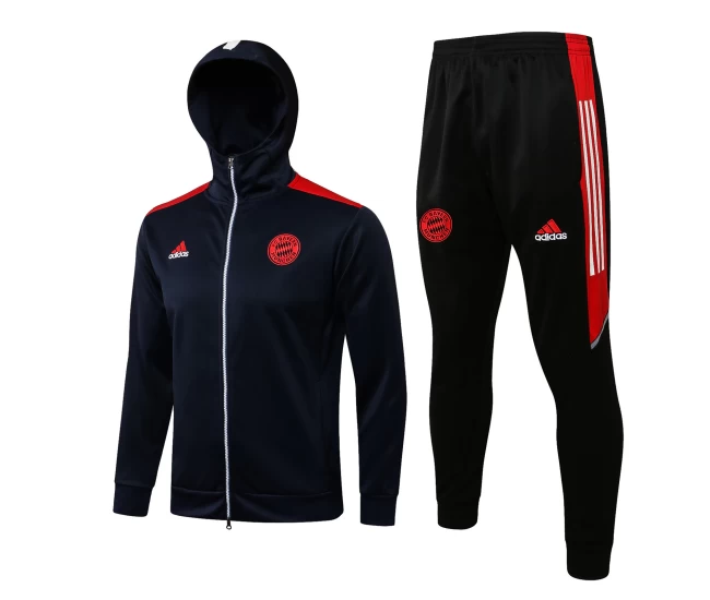 Bayern Munich Hooded Presentation Soccer Tracksuit 2021-22