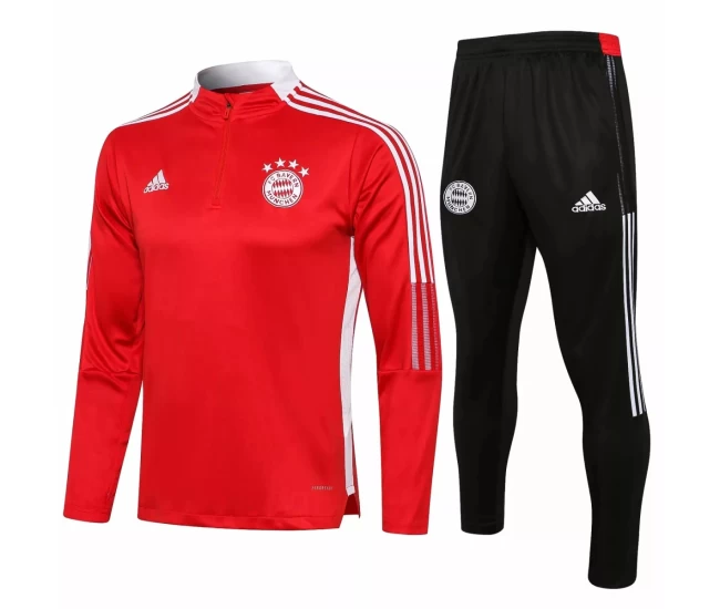 Bayern Munich Red Training Technical Soccer Tracksuit 2021-22