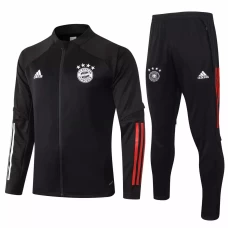 Bayern Munich Training Presentation Soccer Tracksuit 2020 Black