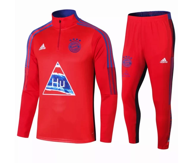 Bayern Munich Training Soccer Tracksuit Human Race Red 2020 2021