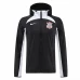 Corinthians Mens Black Windrunner Soccer Jacket 2022-23