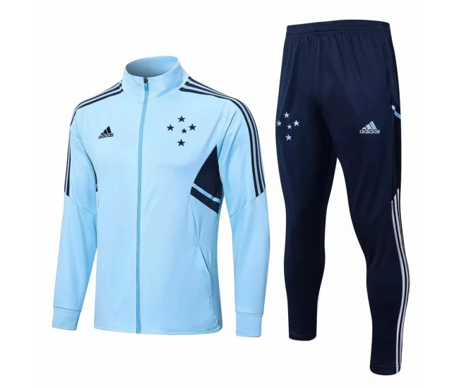 Cruzeiro Blue Training Presentation Soccer Tracksuit 2022-23