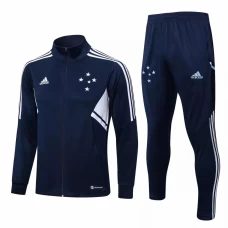 Cruzeiro Navy Training Presentation Soccer Tracksuit 2022-23