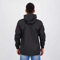 Flamengo Black Windbreaker Soccer Jacket