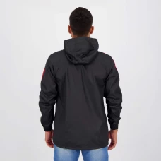 Flamengo Black Windbreaker Soccer Jacket