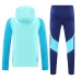 CR Flamengo Men's Training Hooded Sweat Soccer Tracksuit 2024-25