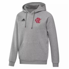 Flamengo Soccer Grey Hooded Sweatshirt 2022-23