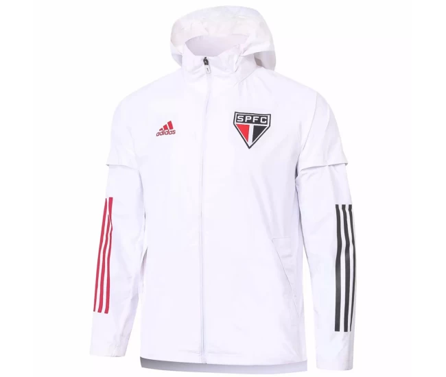Adidas São Paulo 2020 White Training Jacket