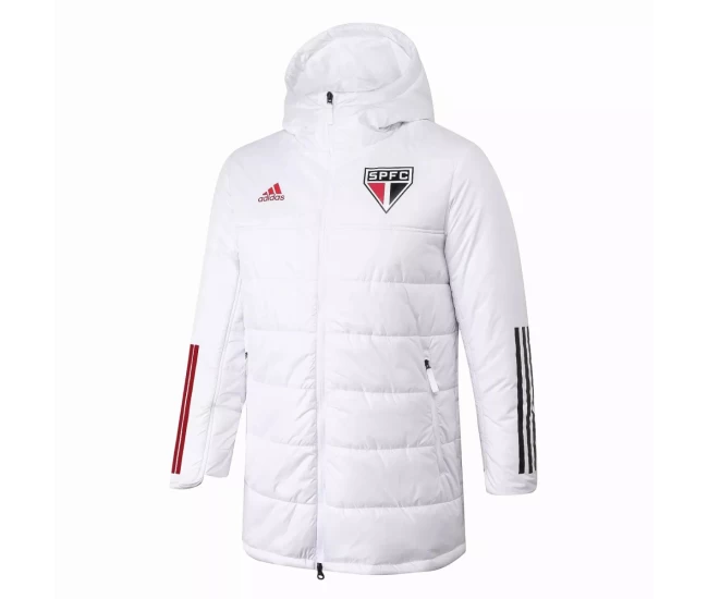 Adidas Sao Paulo White Winter Jacket 2020 2021