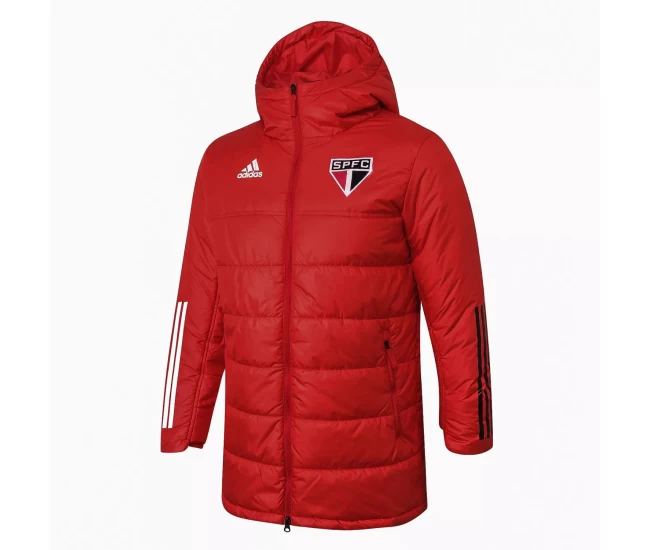 Adidas Sao Paulo Red Winter Jacket 2020 2021