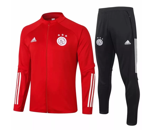 AJAX AMSTERDAM TRAINING TECHNICAL SOCCER TRACKSUIT 2020 2021 Red