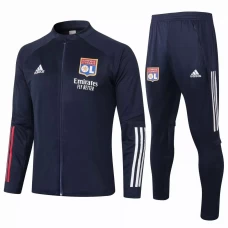 Olympique Lyonnais Presentation Soccer Tracksuit Navy 2020 2021