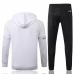 PSG Jordan Soccer Presentation White Tracksuit 2020