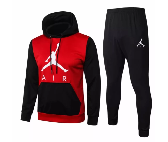 Jordan Red Casual fleece Presentation Suit 2020