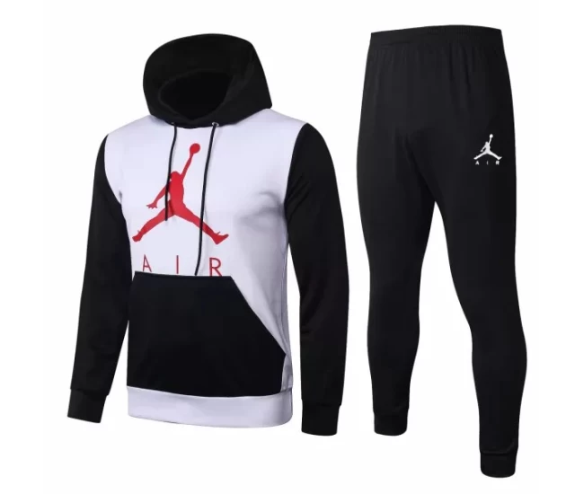 Jordan White Casual fleece Presentation Suit 2020