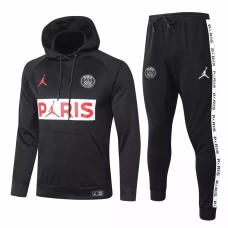 Jordan X PSG Black Soccer Presentation Tracksuit 2020