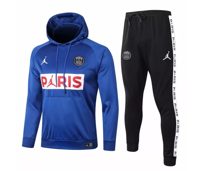 Jordan X PSG Blue Soccer Presentation Tracksuit 2020